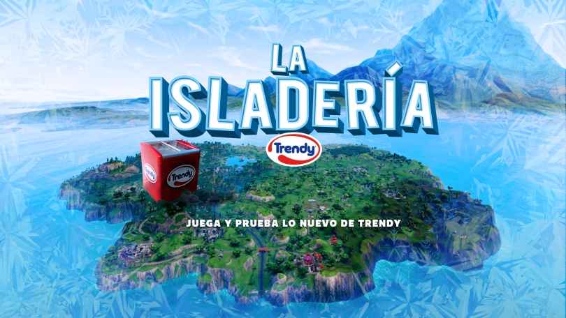 Portada de “Isladería Trendy”, campaña de la agencia Raya para la marca de helados Trendy