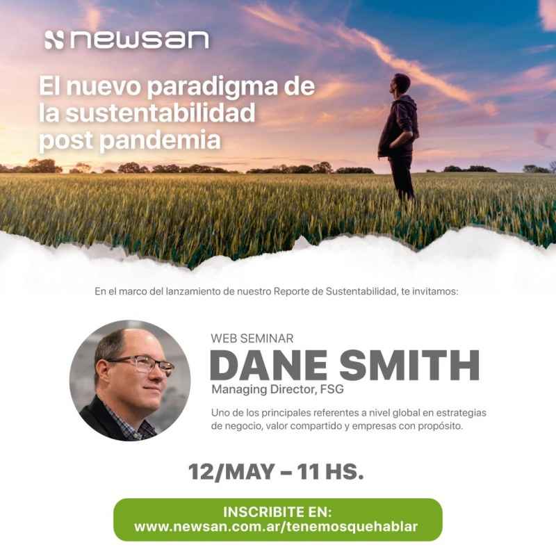 Portada de Newsan presenta un web seminar con Dane Smith
