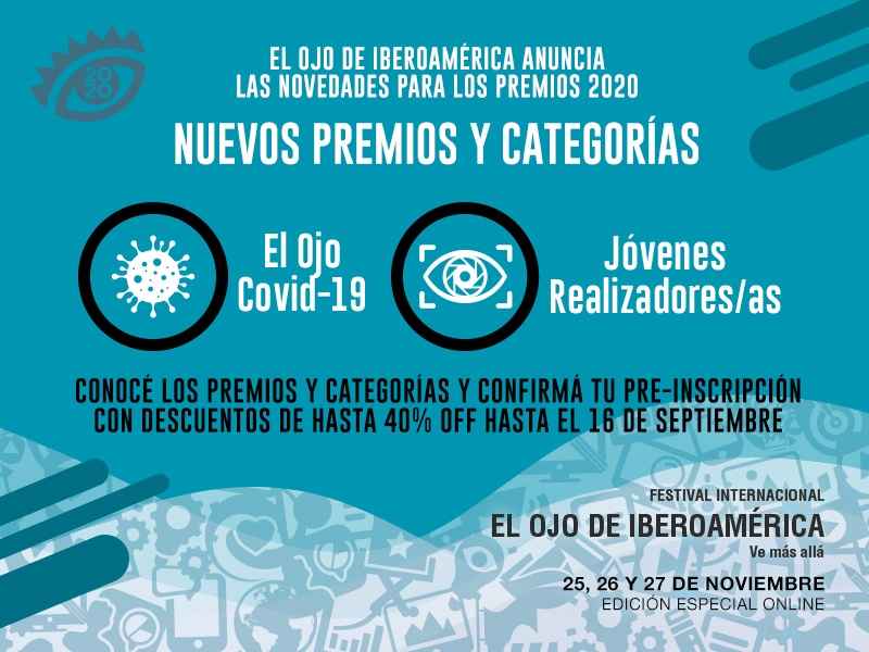 Portada de El Ojo de Iberoamérica extiende la Pre-Inscripción para los Premios 2020