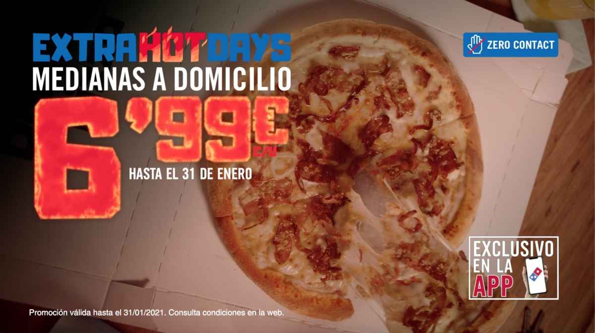 Portada de Sra. Rushmore presenta su primera campaña para Domino’s Pizza España