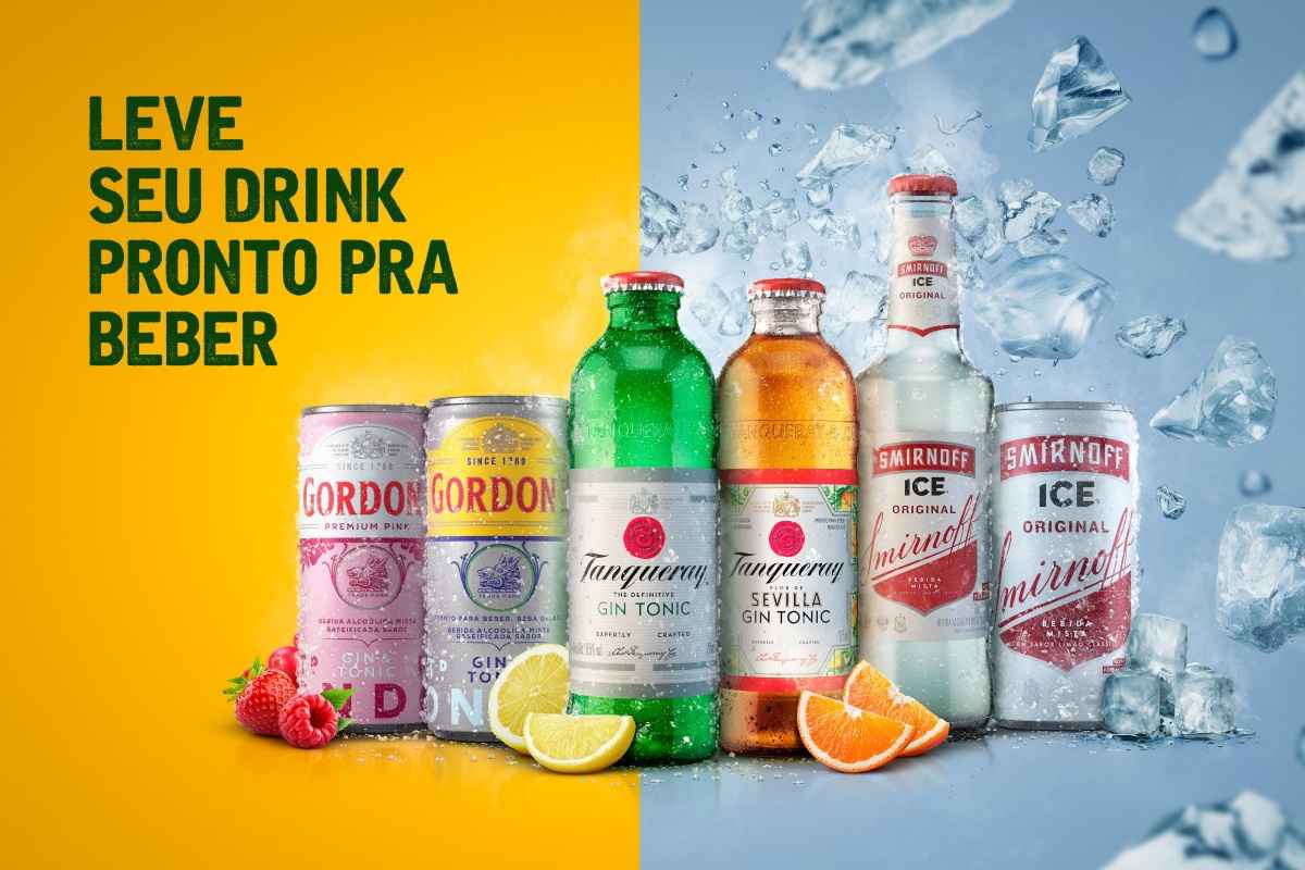 Portada de Creada por Cheil Brasil, Diageo lanza una campaña en América Latina para Smirnoff, Tanqueray y Gordon’s