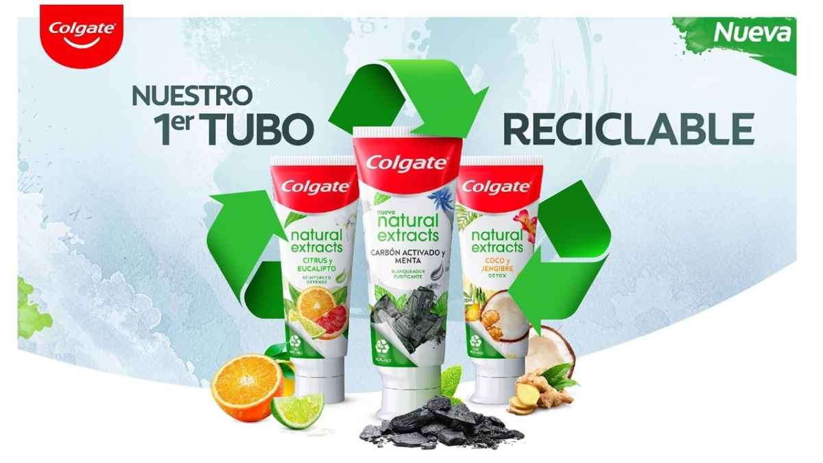 Portada de Colgate lanza crema dental con tubo 100% reciclable