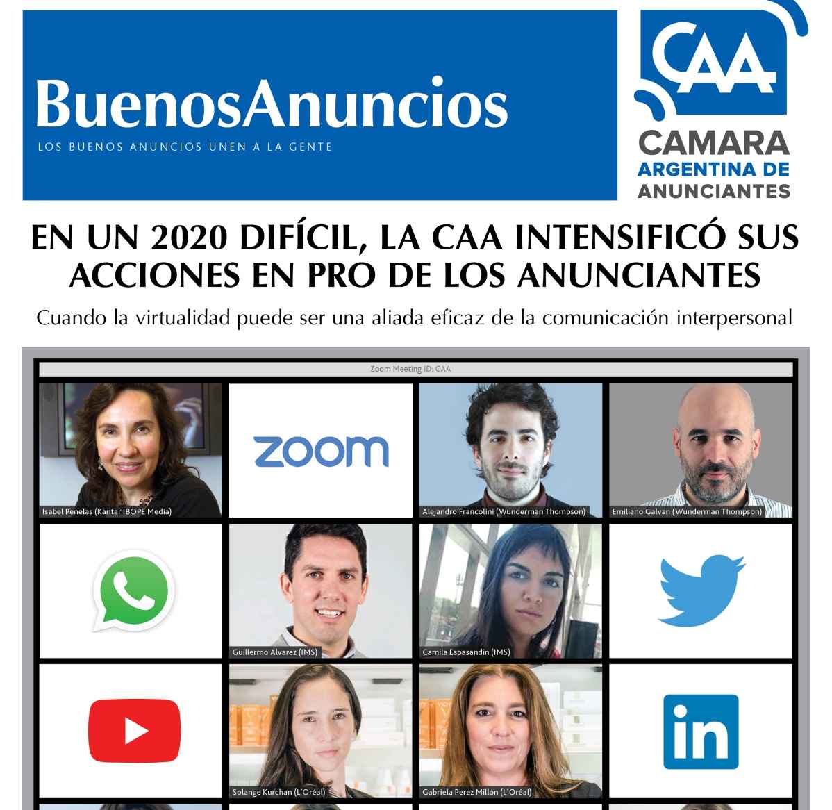 Portada de La Cámara Argentina de Anunciantes presentó la edición digital de su revista institucional Buenos Anuncios 36