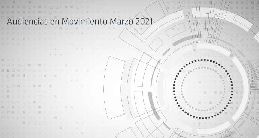 Portada de Audiencias en Movimiento marzo 2021: Scopesi presenta un nuevo informe