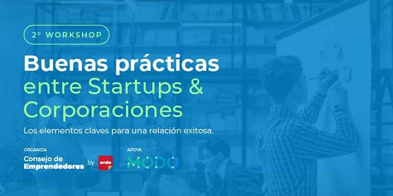 Portada de Segundo Workshop Amdia: Buenas Prácticas entre Startups y Corporaciones