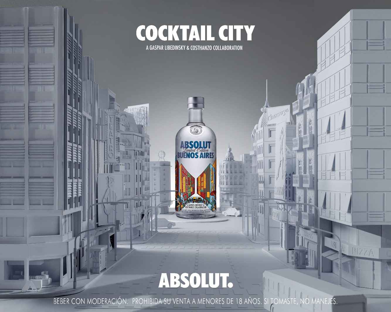 Portada de WTF? Agency presenta "Cocktail City" la primera campaña de Absolut Vodka desarrollada íntegramente en Argentina