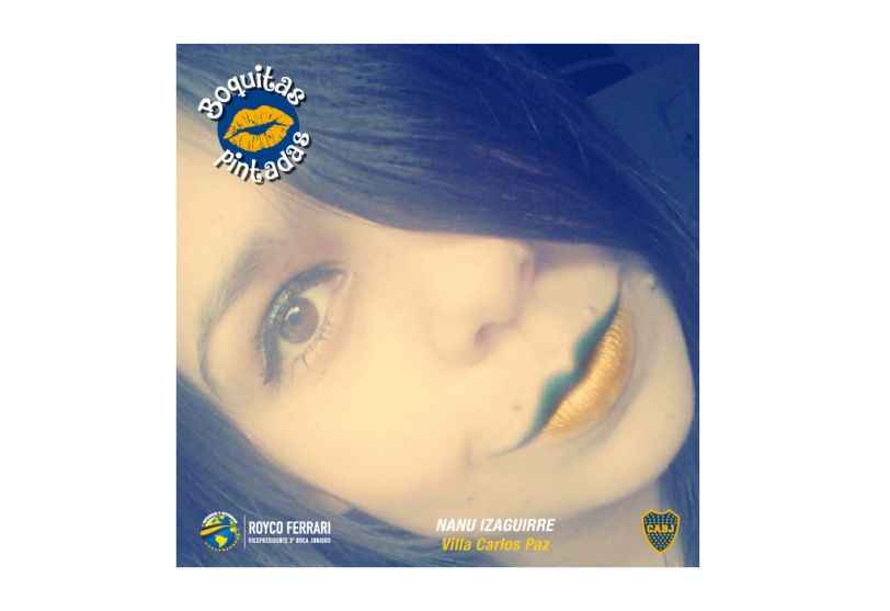 Portada de “Pintate la Boca”, acción de Amen para Boca Juniors en el Día de la Mujer