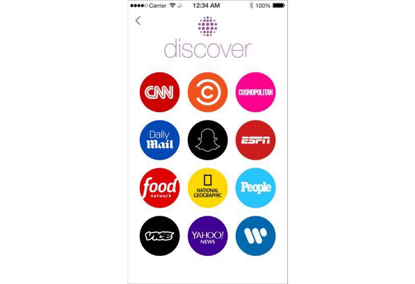 Portada de  Alianza entre Discover Yahoo y Snapchat