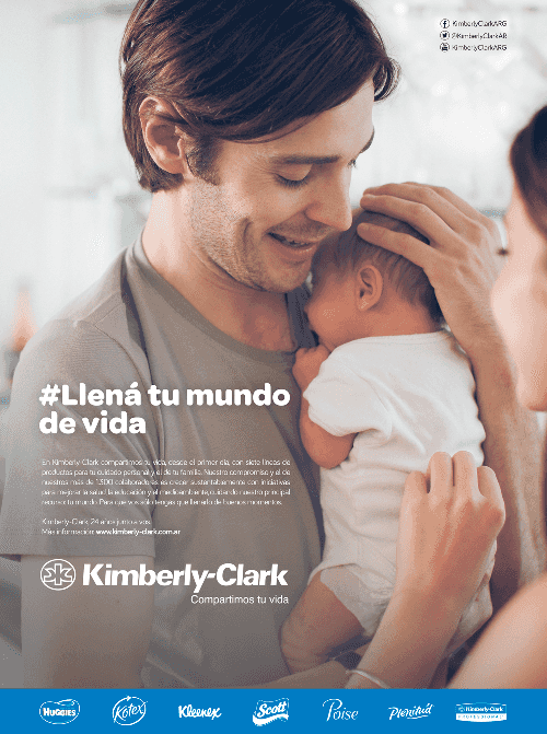 Portada de Llená tu mundo de vida, la invitación de Kimberly-Clark en su nueva campaña institucional 