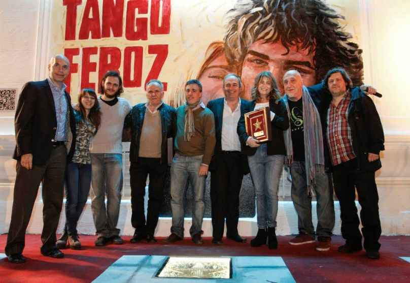 Portada de 7 Puertas realizó un mural homenaje a Tango Feroz 