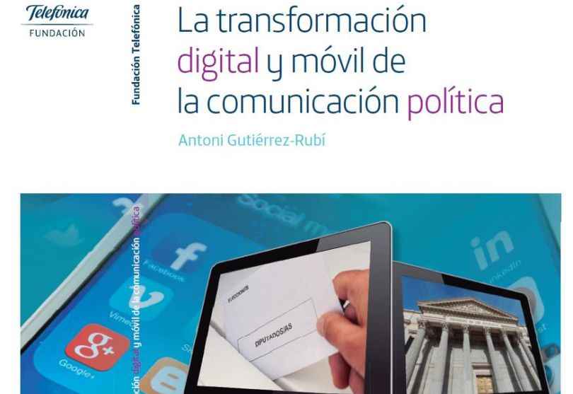 Portada de Fundación Telefónica anuncia la presentación del nuevo libro de Antoni Gutiérrez-rubí 