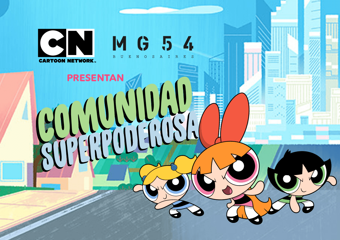Portada de MG54 despliega campaña para redes sociales de Las Chicas Superpoderosas de Cartoon Network Latinoamérica