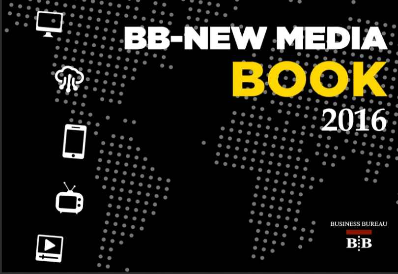 Portada de BB presentó su BB-new media book 2016 