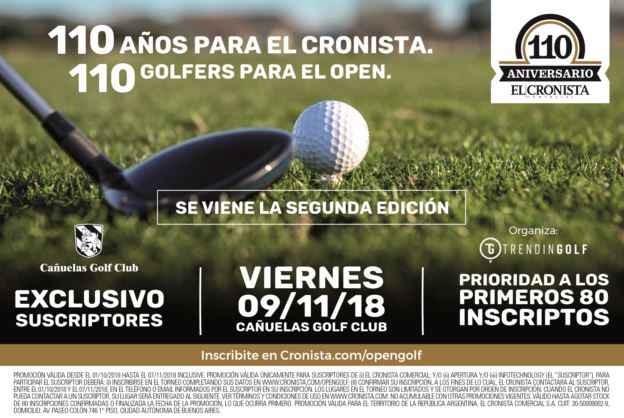 Portada de El Cronista Comercial lanza la segunda edición de su torneo de golf