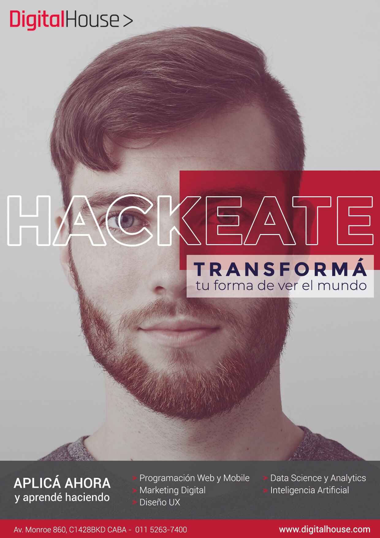 Portada de “Hackeate”, la nueva campaña de WebAr Interactive para Digital House