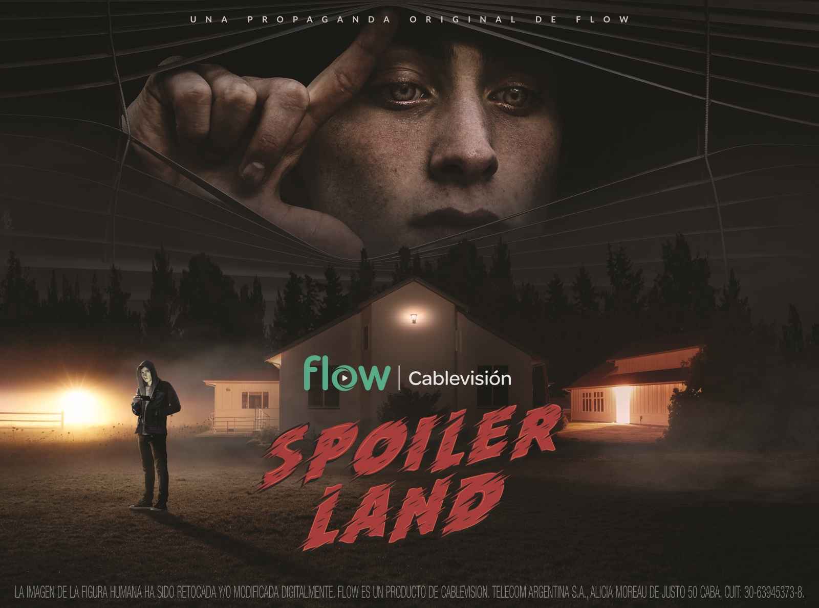 Portada de “Spoiler Land”, nueva campaña de Cablevisión Flow creada por Don