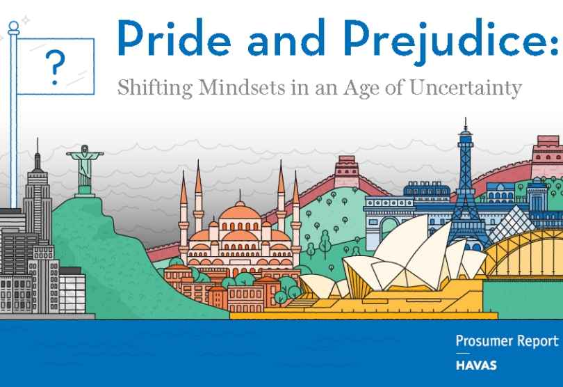 Portada de “Orgullo y prejuicio: cambio de mentalidad en una era de incertidumbre”, nueva entrega del estudio Prosumer de Havas Group