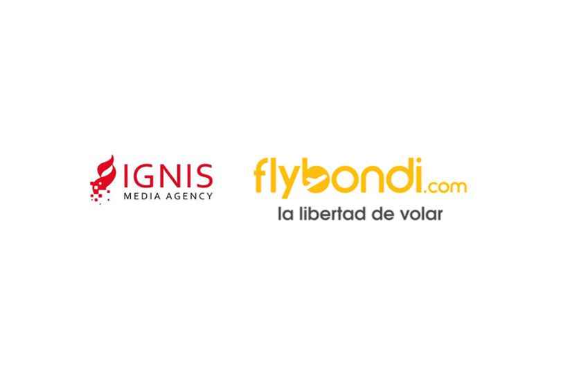 Portada de Flybondi, nuevo cliente de IGNIS Media Agency