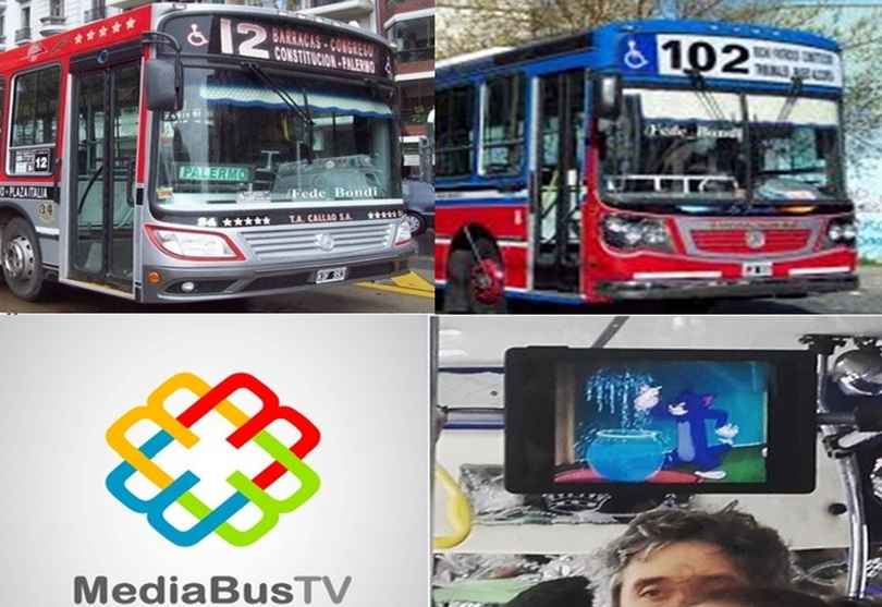 Portada de MediaBusTV Argentina incorpora a las líneas 12 y 102 de colectivos a su Canal de TV Digital 