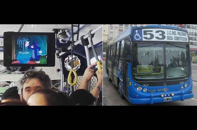 Portada de MediaBusTV Argentina incorpora a la Línea 53 a su canal de TV Digital en los colectivos