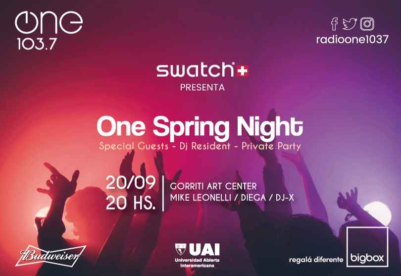 Portada de Radio One celebra la primavera con el #OneSpringNight