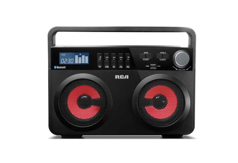 Portada de RCA presenta sus nuevos parlantes Boombox Bluetooth 