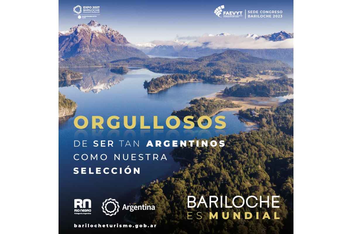 Portada de La agencia Sentidos junto a Bariloche presentan "Bariloche es Mundial"