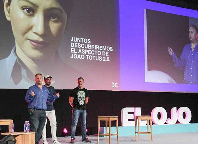 Portada de El Ojo de Iberoamérica abrió el festival con una charla de João Totus, un personaje creado con Inteligencia Artificial
