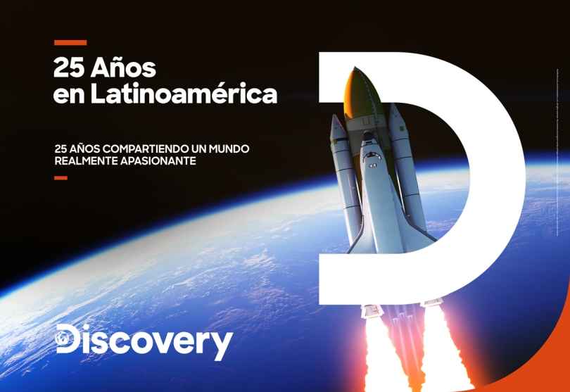 Portada de Discovery celebra sus 25 años en Latinoamérica con una nueva campaña y nueva imagen
