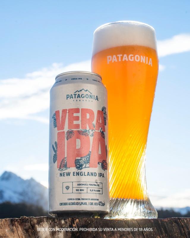 Portada de Cerveza Patagonia presenta Vera IPA en lata, una New England IPA