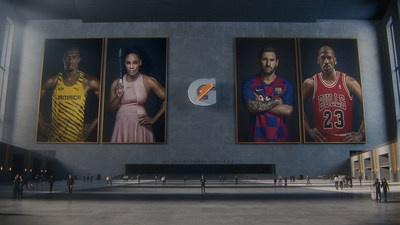 Portada de Gatorade presenta "GOAT Camp", su campaña 2020 con Leo Messi, Serena Williams, Usain Bolt y Michael Jordan