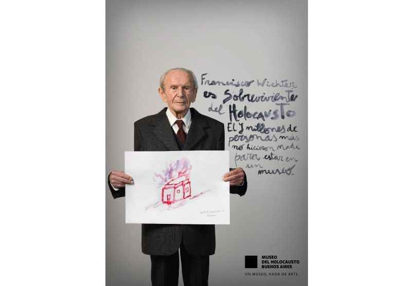 Portada de “Sobrevivientes del Holocausto”, nueva campaña de FWK para el Museo de la Shoá