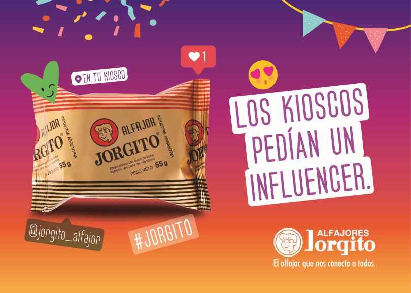 Portada de  “El alfajor que nos conecta a todos”, la nueva campaña de FWK Argentina para Jorgito