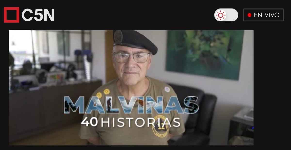 Portada de Especial de C5N.com: "Malvinas 40 años, 40 historias"