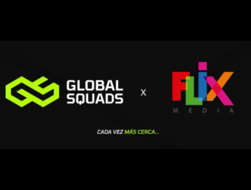 Portada de Alianza estratégica de Global Squads y Flix Media para la comercialización de esports en Argentina