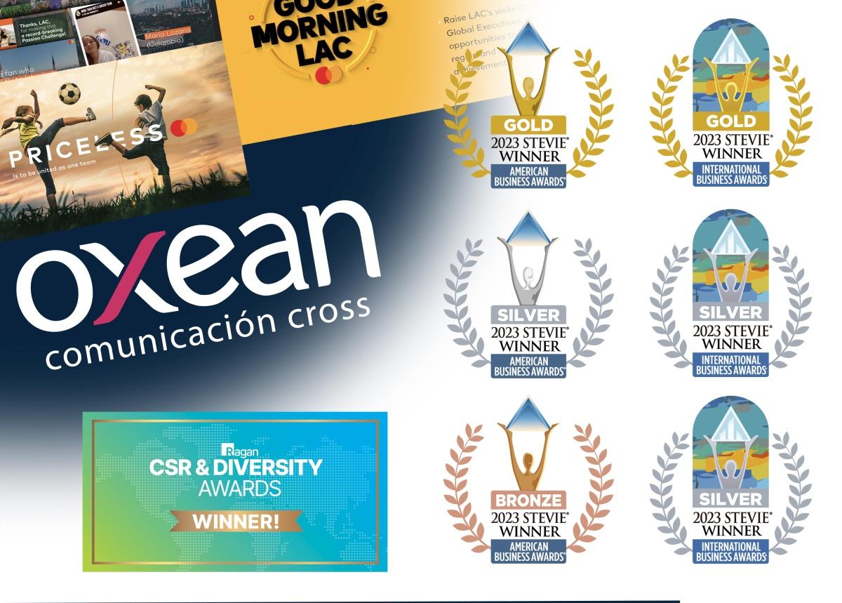 Portada de Oxean, agencia de comunicaciones internas de Mastercard en Latinoamérica y el Caribe, acompañó a la marca en su estrategia anual de premios